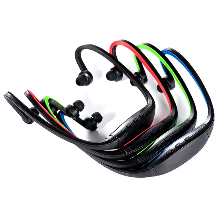 Auriculares deportivos inalámbricos Bluetooth S9 para teléfono iPhone Huawei XiaoMi, compatible con tarjeta TF / SD y micrófono