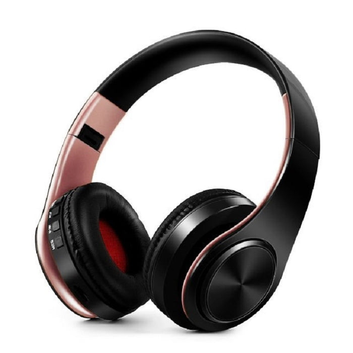 Auriculares Bluetooth inalámbricos estéreo HIFI para tableta Xiaomi iPhone Sumsamg, con micrófono, compatible con tarjeta SD y FM