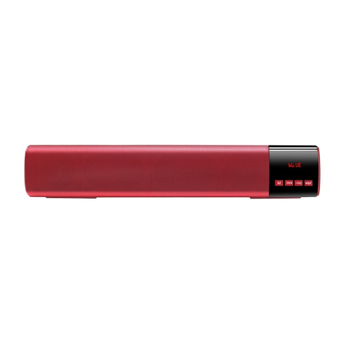 TOPROAD alta potencia 10W HIFI altavoz inalámbrico portátil con Bluetooth barra de sonido estéreo TF FM USB Subwoofer columna para ordenador TV teléfono