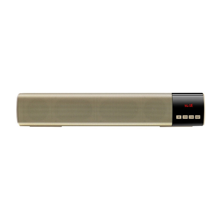 TOPROAD alta potencia 10W HIFI altavoz inalámbrico portátil con Bluetooth barra de sonido estéreo TF FM USB Subwoofer columna para ordenador TV teléfono