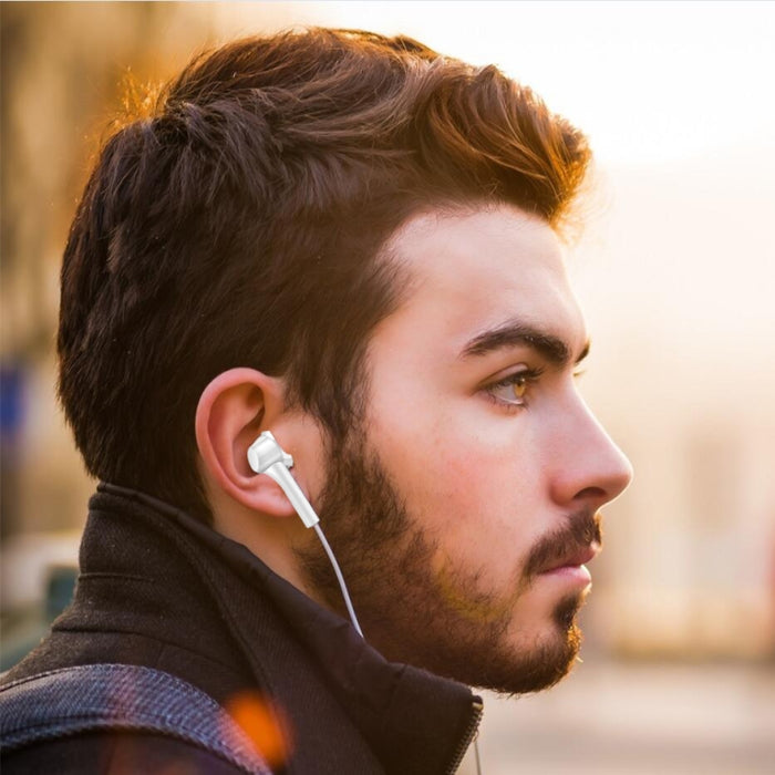 PTM P7 auriculares estéreo de graves con micrófono, auriculares para juegos por cable para teléfonos Samsung Xiaomi iPhone Apple Ear Phone
