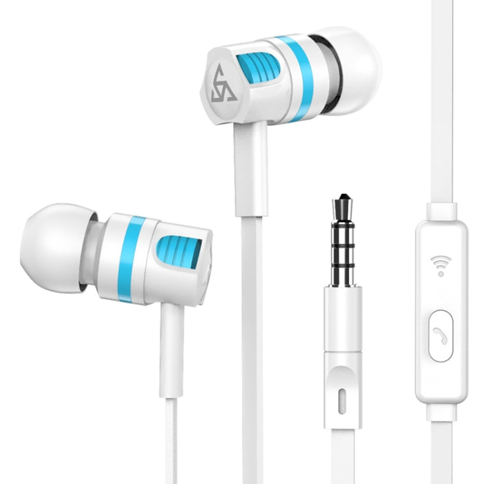 Auricular estéreo Super Bass con micrófono para teléfono móvil Samsung / Xiaomi