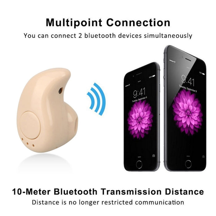 S530 Mini auricular inalámbrico Bluetooth deportivo intrauditivo manos libres para teléfono inteligente, con micrófono
