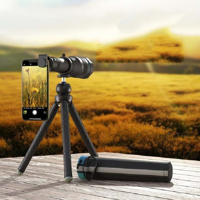 APEXEL APL-JS60XJJ09 Telescopio de aumento externo totalmente metálico 60X HD Teleobjetivo universal Lente para teléfono móvil