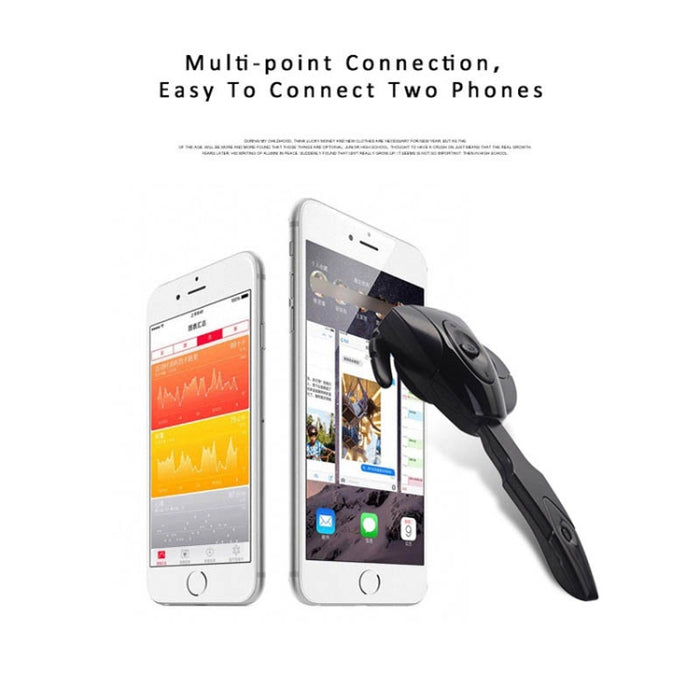 PS3 Bluetooth 5.0 Scorpion Oreja colgante unilateral Auricular Bluetooth Auricular con agujero negro