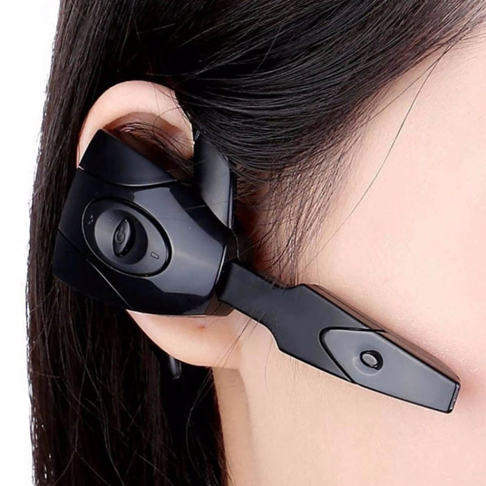PS3 Bluetooth 5.0 Scorpion Oreja colgante unilateral Auricular Bluetooth Auricular con agujero negro