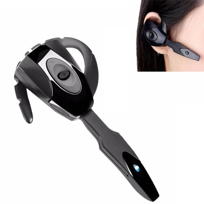 PS3 Bluetooth 5.0 Scorpion Oreja colgante unilateral Auricular Bluetooth Auricular con agujero negro