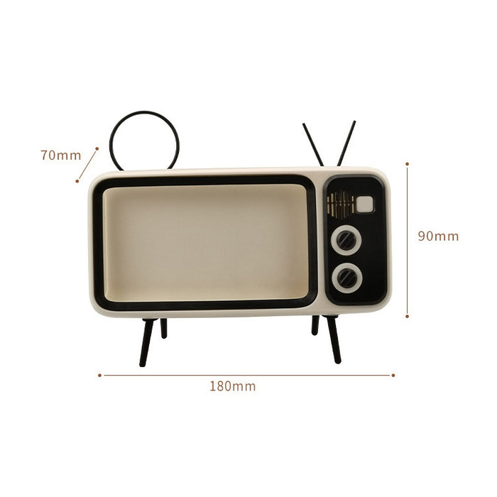 Soporte de teléfono Retro Lazy Live TV de escritorio para teléfono móvil con pantalla de 4,7 ~ 6,2 pulgadas