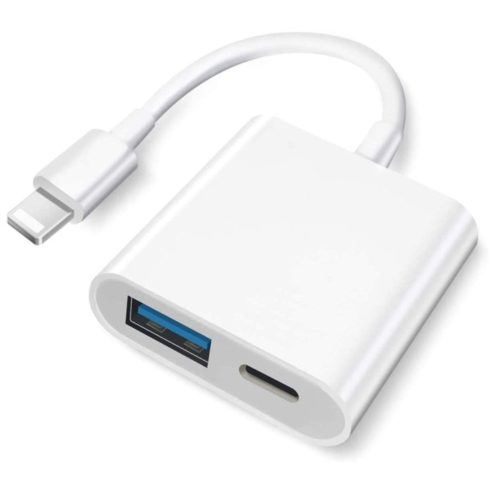 Adaptador OTG de interfaz de 8 pines a USB2.0+8 pines, compatible con sistema IOS 13