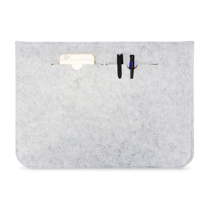 Bolso portátil de la manga del fieltro permeable al aire para el ordenador portátil MacBook, con el bolso del almacenamiento del poder