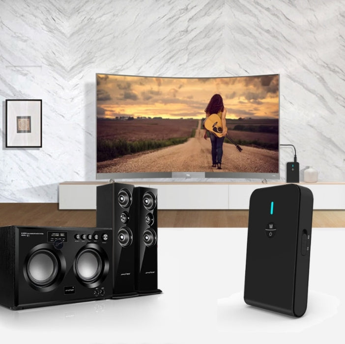 BT-6 Receptor y transmisor 2 en 1 Adaptador de audio Bluetooth 5.0