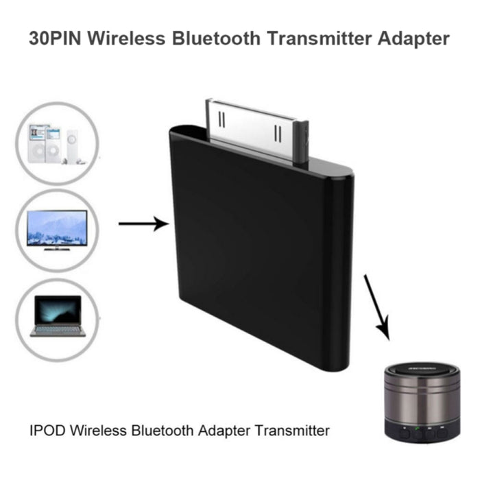 IPF01 Transmisor de audio Bluetooth4.1 de 30 pines para entrega de color aleatorio de IPod