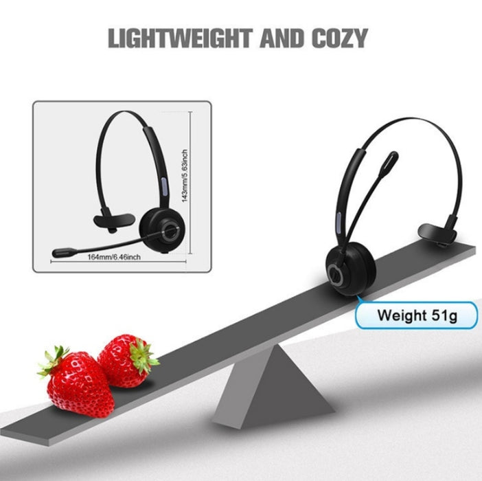 M97 Bluetooth 5.0 Auricular Mono Bluetooth Auricular con base de carga