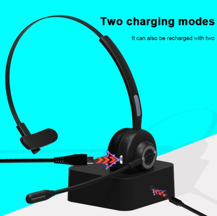 M97 Bluetooth 5.0 Auricular Mono Bluetooth Auricular con base de carga