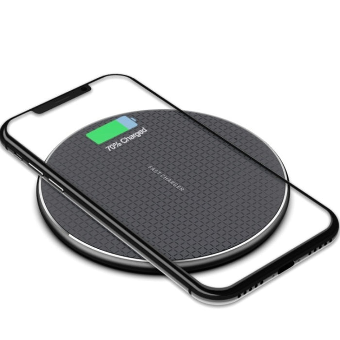 Cargador inalámbrico universal para teléfono móvil de aleación de aluminio K8 10W
