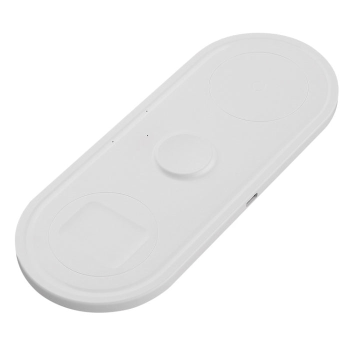 KT-W50A8 Cargador inalámbrico con soporte multifunción 3 en 1 de 10 W para iPhones / iWatch / AirPods