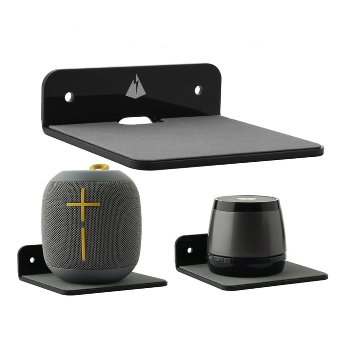 Soporte de almacenamiento de pared para altavoz Bluetooth, altavoz de cabecera, soporte de carga para teléfono