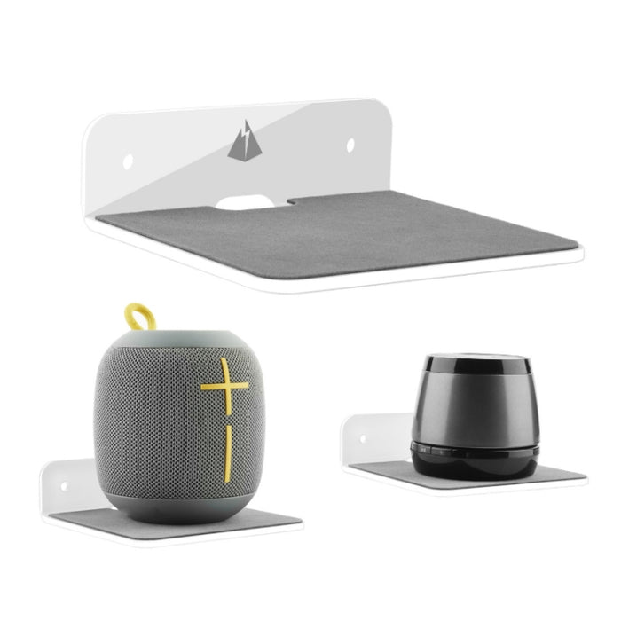 Soporte de almacenamiento de pared para altavoz Bluetooth, altavoz de cabecera, soporte de carga para teléfono
