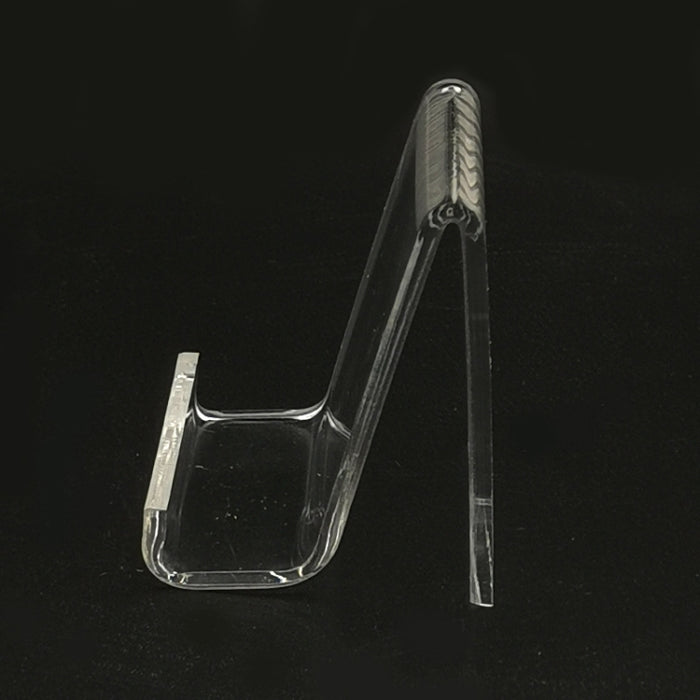 QH-040 Soporte de exhibición transparente acrílico para teléfono móvil de 10 piezas