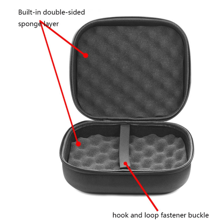 Bolsa para auriculares supraaurales controlada por cable HIFI de 2 piezas para Denon AH-MM200