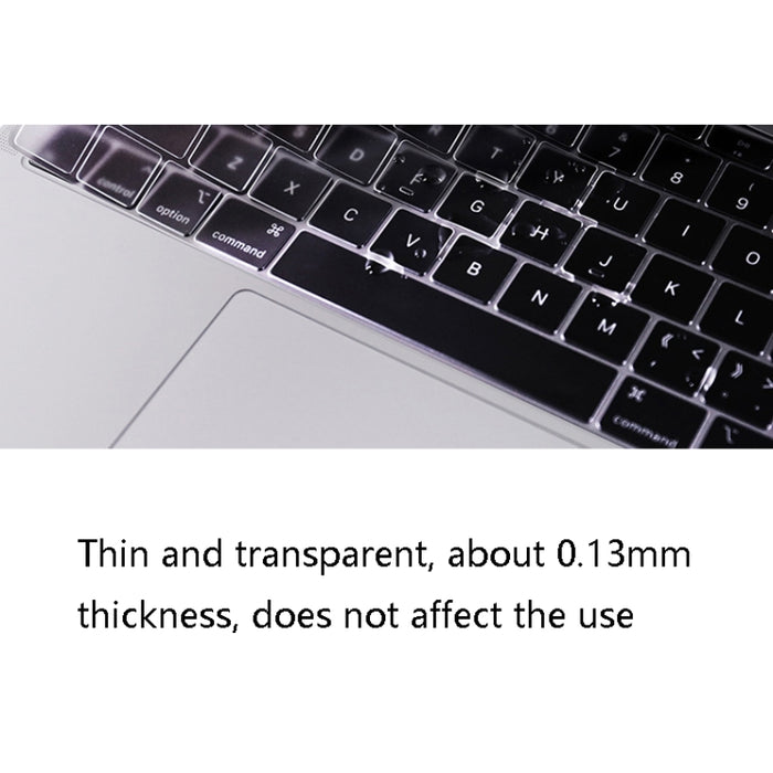 Película protectora transparente del teclado del ordenador portátil de TPU de 0,13 mm