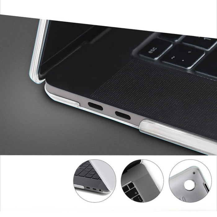 Funda protectora transparente cristalina para ordenador portátil