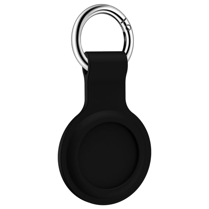 2 fundas protectoras de silicona antiarañazos a prueba de golpes con gancho para Airtag