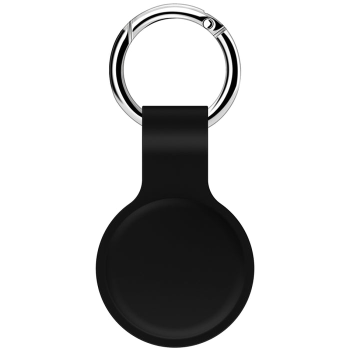 2 fundas protectoras de silicona antiarañazos a prueba de golpes con gancho para Airtag