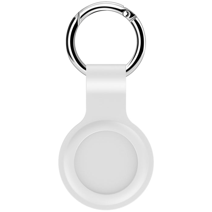 2 fundas protectoras de silicona antiarañazos a prueba de golpes con gancho para Airtag