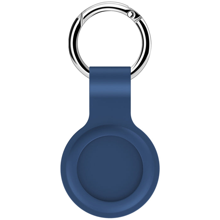 2 fundas protectoras de silicona antiarañazos a prueba de golpes con gancho para Airtag