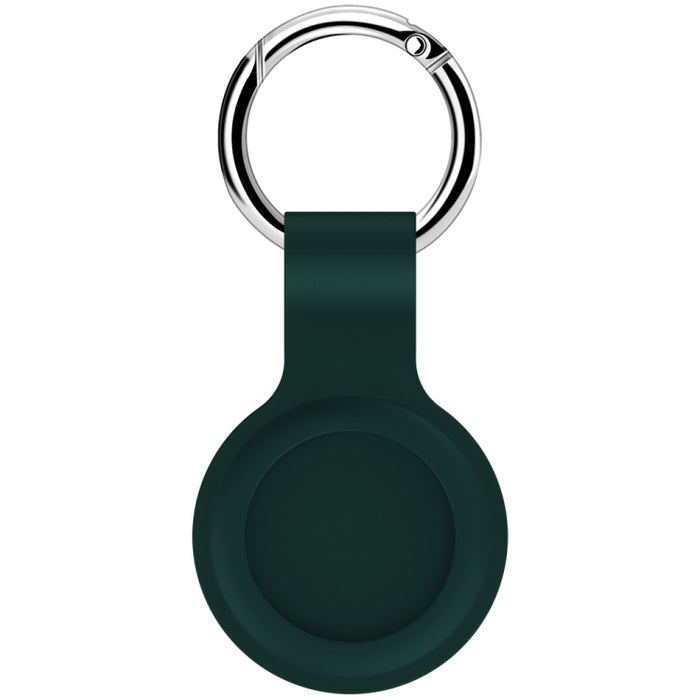 2 fundas protectoras de silicona antiarañazos a prueba de golpes con gancho para Airtag