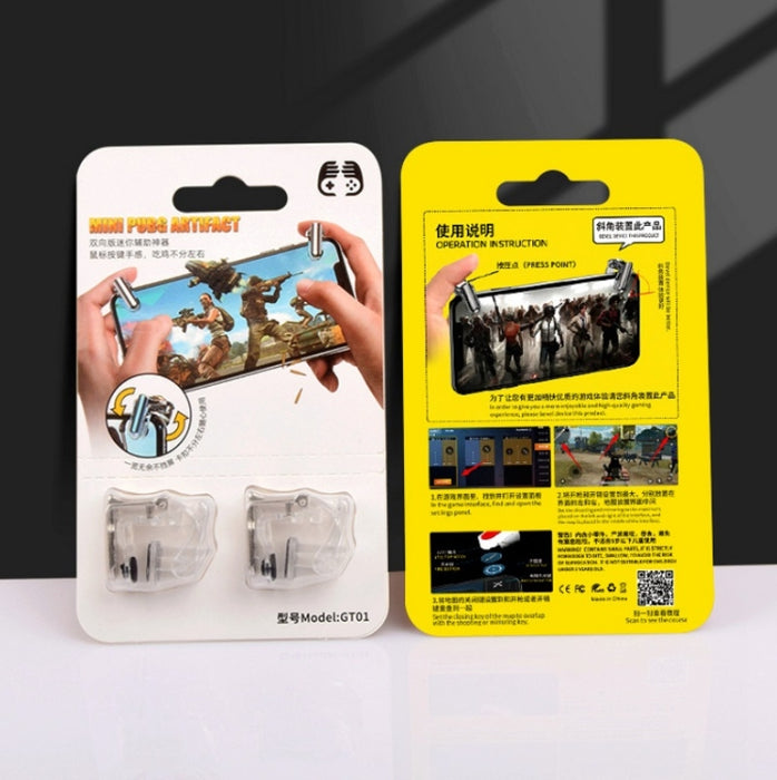4 Paris GT01 Mini Gamepad de tiro auxiliar con botones de sensación mecánica de aleación