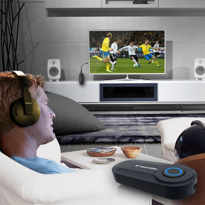GT09S Transmisor USB Bluetooth Adaptador de audio de 3,5 mm TV Computadora Transmisor de audio Bluetooth