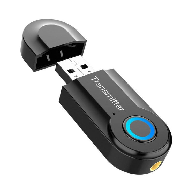 GT09S Transmisor USB Bluetooth Adaptador de audio de 3,5 mm TV Computadora Transmisor de audio Bluetooth