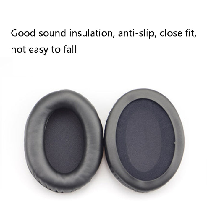 1 par de fundas de esponja para auriculares, funda de cuero para Kingston Cloud Silver II