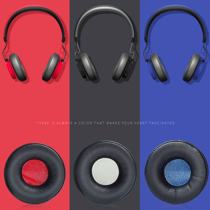 1 par de fundas de esponja para auriculares Funda de cuero para auriculares Jabra Revo Wireless