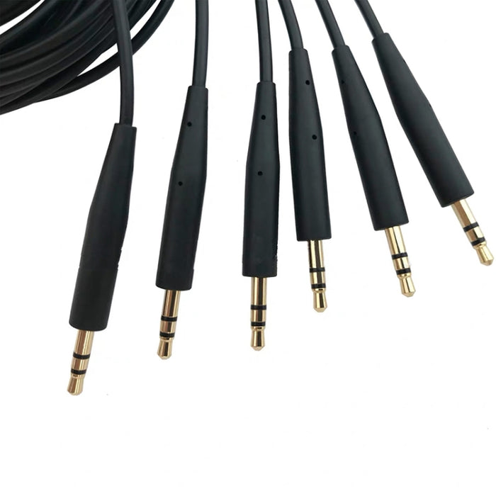 2 cables de audio de 3,5 mm a 2,5 mm para Bose QC25 / QC35 / Soundtrue / SoundLink / OE2