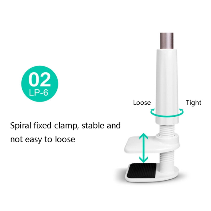 Soporte de cama desmontable para teléfono móvil con tableta LP-6, estilo:
