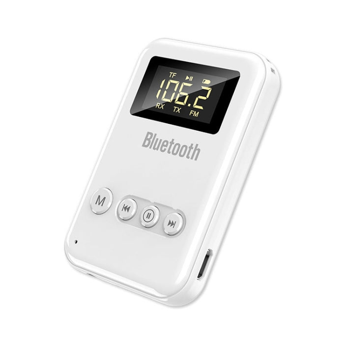 Bluetooth 5.0 Receptor Transmisor 2 en 1 Adaptador Ordenador Altavoz Coche FM