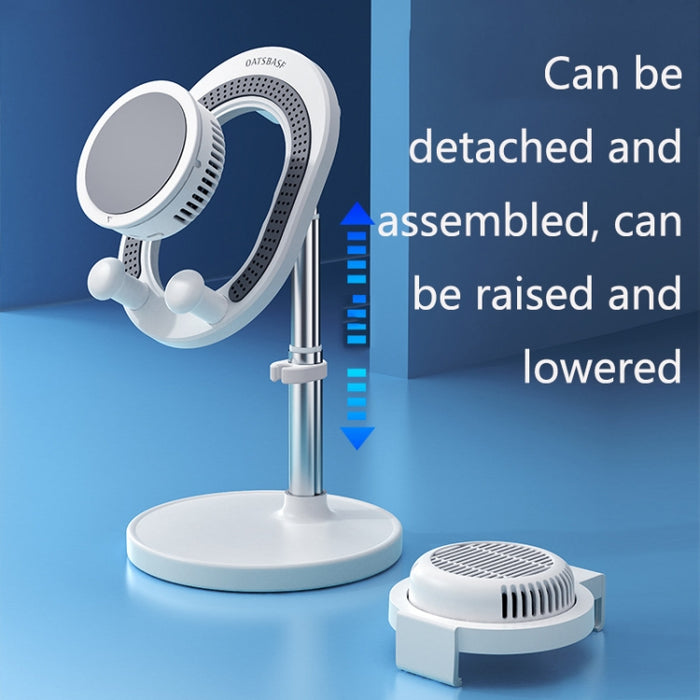OATSBASF Live Telescopic Desktop Radiator Soporte portátil compacto para teléfono con refrigeración, estándar:
