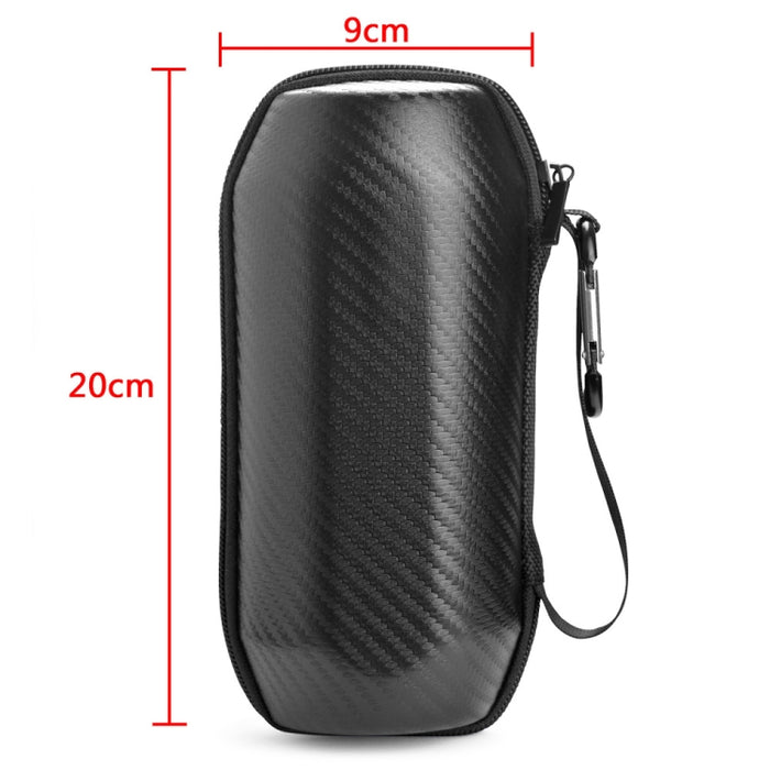 Bolsa de almacenamiento de altavoz Bluetooth de fibra de carbono de 2 piezas para JBL Flip 5