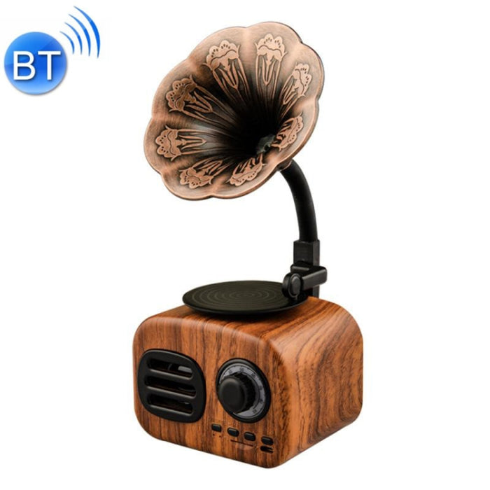 Ft-05 Mini reproductor de gramófono con altavoz Bluetooth retro inalámbrico
