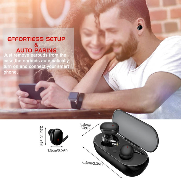 Y30 Auricular inalámbrico Bluetooth 5.0 Mini auricular en la oreja