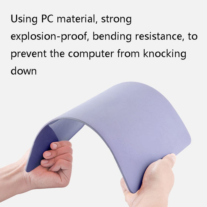 Estuche protector de plástico para computadora portátil estilo crema