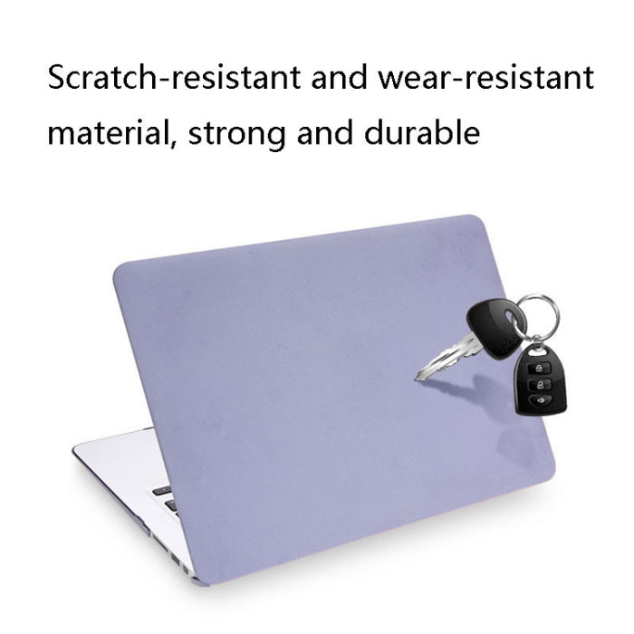 Estuche protector de plástico para computadora portátil estilo crema