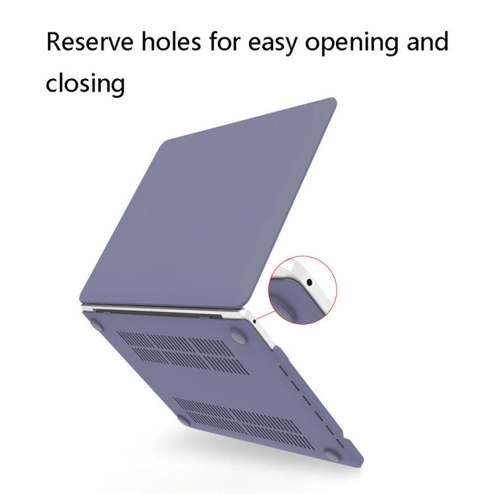 Estuche protector de plástico para computadora portátil estilo crema