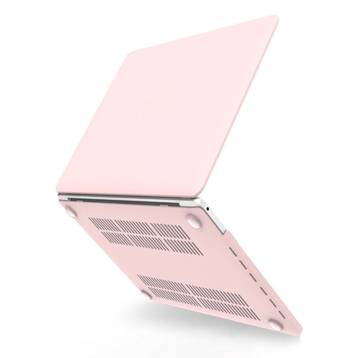 Estuche protector de plástico para computadora portátil estilo crema