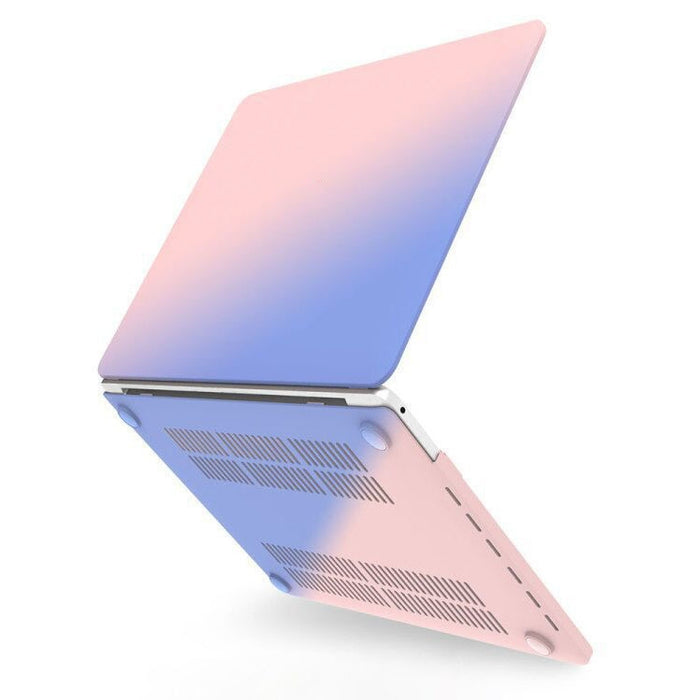 Estuche protector de plástico para computadora portátil estilo crema