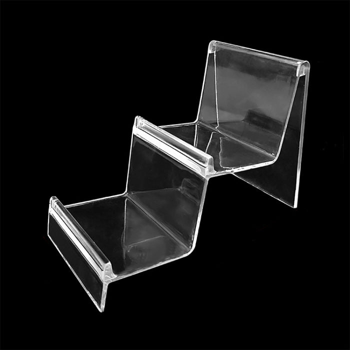 10 PCS Engrosado Soporte de billetera transparente Soporte de exhibición de máscara de teléfono de plástico Soporte de exhibición de mostrador, Especificación: