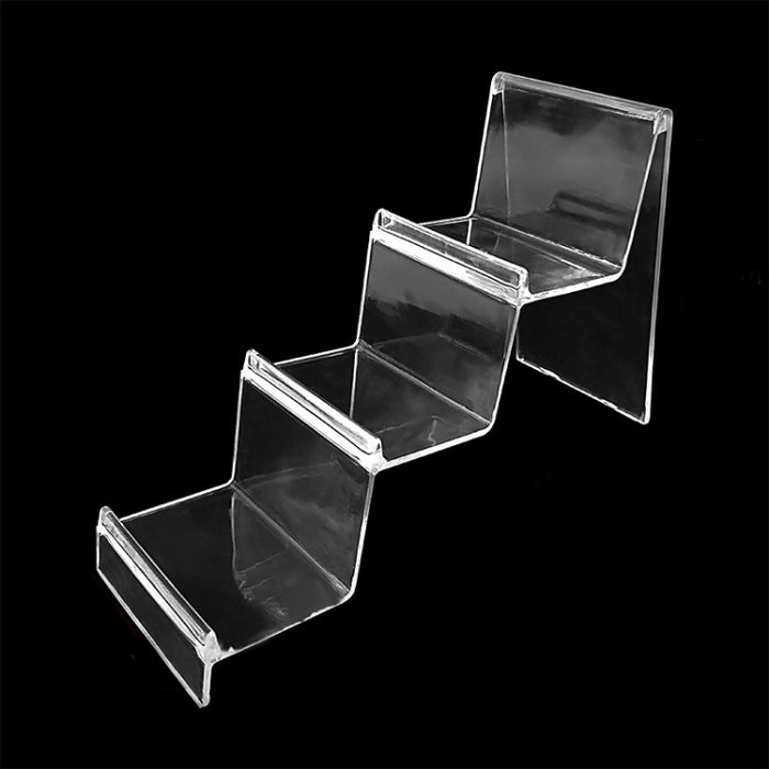 10 PCS Engrosado Soporte de billetera transparente Soporte de exhibición de máscara de teléfono de plástico Soporte de exhibición de mostrador, Especificación:
